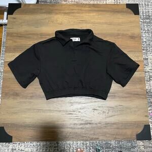 refuge ATHLETICS  collared crop top